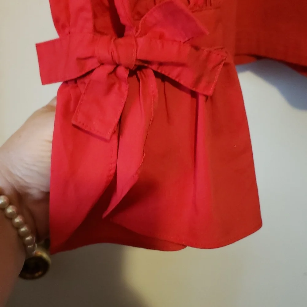 Marled Red Fiesta Blouse - Picture 5 of 9